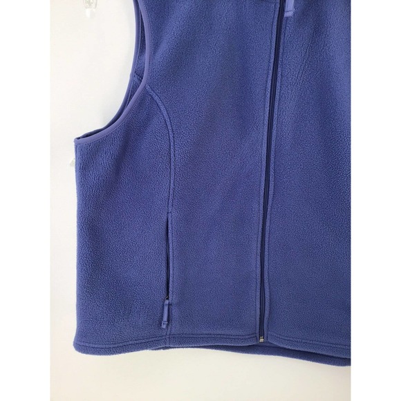 L.L.Bean Polartec Vest Jacket Blue Outdoor Activewear - Picture 12 of 12